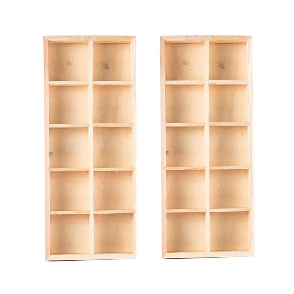 2PCS Seed Starting Tray Insert, Growing Supply, Propagation 10 Grids Home Decor