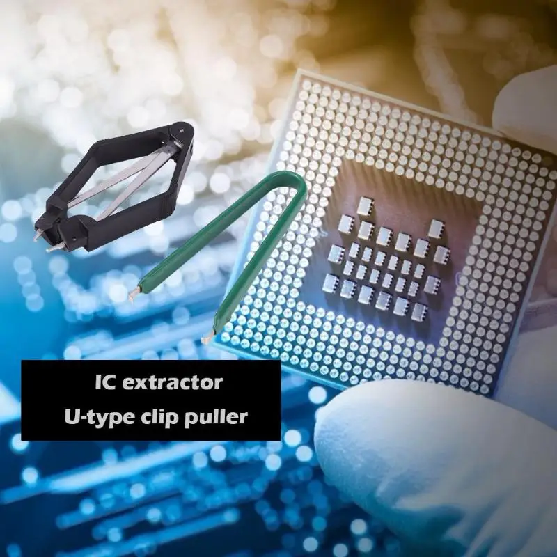 2 шт. IC чип Съемник экстрактор для монтажной платы компоненты извлечения удаления Обычный дизайн и использование обычно
