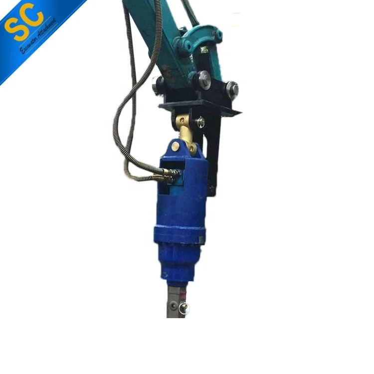 US $1.000.00 Mini Excavator Fence Post Pile Driver SC4500 For Photovoltaic Mounting System