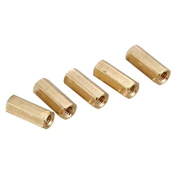 

200 x M3 Female Thread Brass Pillar PCB Standoff Hexagonal Spacer 12mm