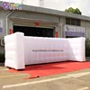 Customized 8x2.5x2.5M White Inflatable LED Lights Wall for Event Decoration / Inflatable Background Wall with LED Lighting Toys 6