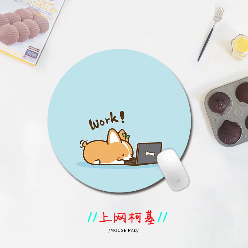 PINKTORTOISE Cartoon plant Pattern Mouse Pad Round Mousepad Office Mice Pad Rubber Home Computer Anti slip 1 PINKTORTOISE Cartoon plant Pattern Mouse Pad Round Mousepad Office Mice Pad Rubber Home Computer Anti slip 5