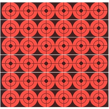 

360pcs 2.5CM Neon Orange Bullseye Target Stickers For Shooting Elements Suitable