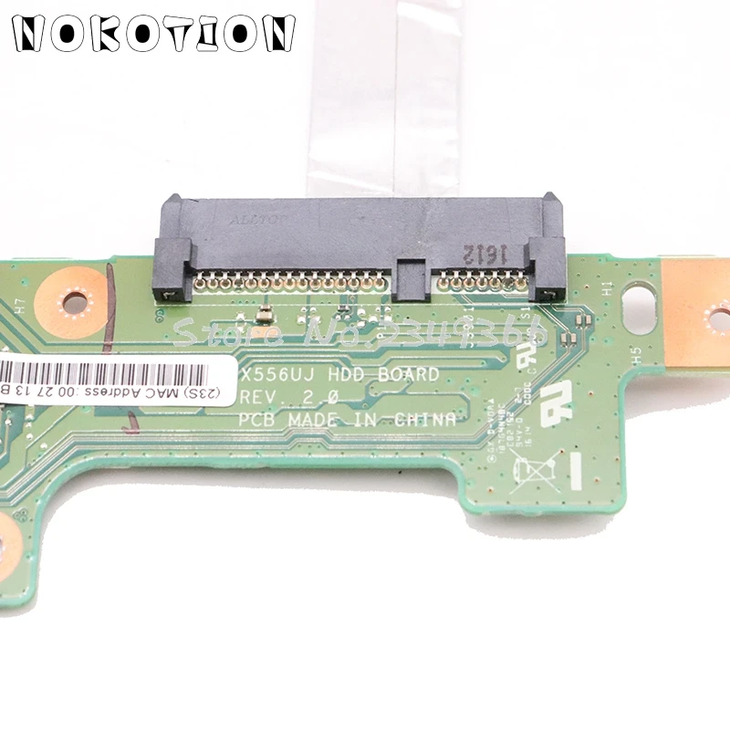  Placa de disco duro NOKOTION para asus X556UJ X556UB placa HDD con cable REV 20