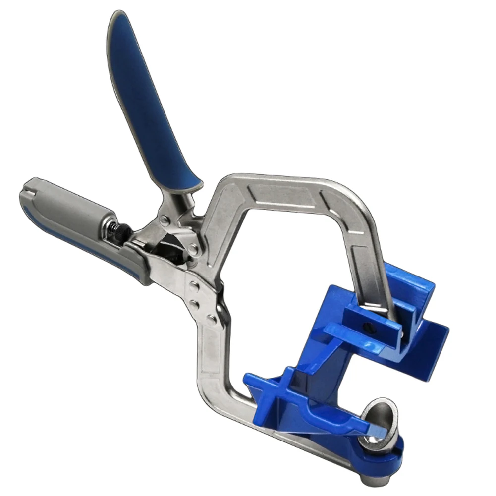 

90 Degree Right Angle Woodworking Clamp Picture Frame Corner Clip Hand Tool Clamps Puncher For Woodworking N18
