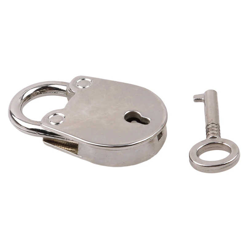 

Hot Chinese Vintage Padlock Old Style Lock Notebook Luggage Belt Antique Bronze Plated Padlock With Key Suitcase Locks Hardware