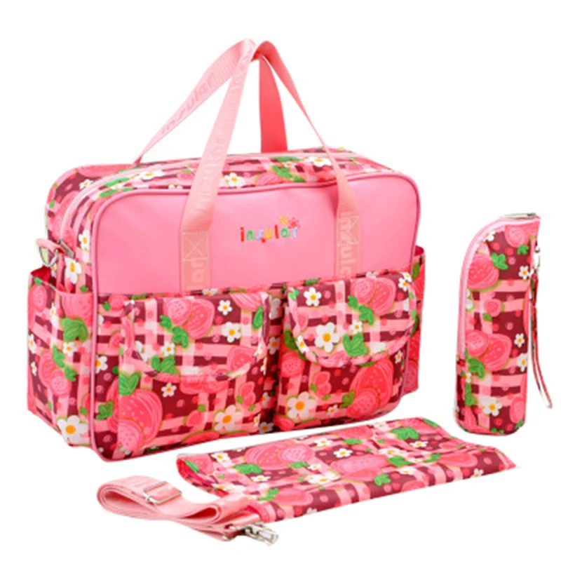 Fashion Diaper Bag Travel Waterproof And Increase Printing Handbag Place Child Items Bag Mommy Bag Pregnant Women's Bag For baby