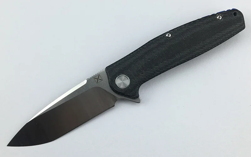 A XY751 Флиппер складной нож шарикоподшипник 14C28N лезвие льняная Ручка Кемпинг Охота Открытый Карманный Фруктовый Нож EDC инструмент - Цвет: A