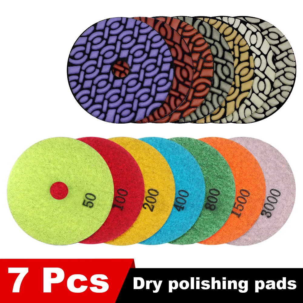 new pattern 4 inch 100mm flexible diamond dry polishing pads dry grinding disc for granite marble Engineered stone counter-top gotus rolling advertisement led signage flexible usb 5v bluetooth app controlled custom text pattern programmable led car sign