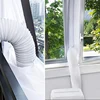 Promotion! AirLock Window Seal for Portable Air Conditioner,400 Cm Flexible Cloth Sealing Plate Window Seal with With Zip and Ad 6