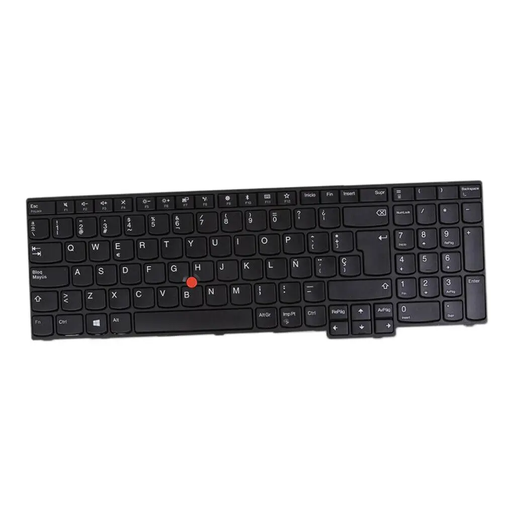 

For Lenovo Thinkpad E575 E570 Plastic Spanish Laptop Keyboard Keypad w/frame Win8 SP