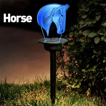 

Newest Solar Garden Lights LED 3D Animal Ornament Yard Lamp Outdoor Lawn Decor