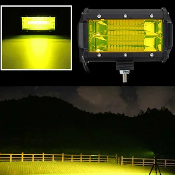 

Truck Work lights Off-Road Vehicle Spotlight Aluminum Alloy Yellow 8000LM