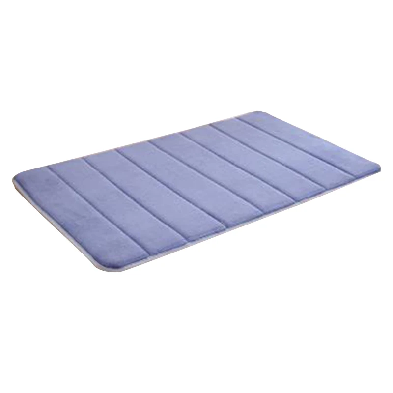 blue 1 шт. 40*60 см водопоглощающий коврик для ванной комнаты, коврик для ванной комнаты из кораллового флиса с эффектом памяти, коврик для ванной, коврик для кухонной двери - Цвет: blue