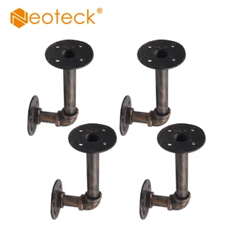

Neoteck 4pcs Tube Rack Industrial Shelf for Bookshelf Floating Shelf Plumbing Hose for Scaffolding Board
