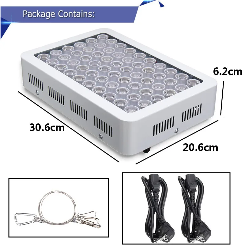 AC85-265V Freshwater Saltwater LED Aquarium Dimmable led Grow Light 180W Marine Fish Tank Aquarium Dimmer Lighting