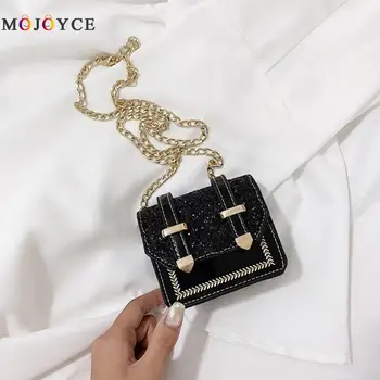 

Super Mini Lip Bag For Women 2020 Ladies Handbag Korean PU Chain Strap Crossbody Bag wallet mini bag coin purse Fashion chest pa