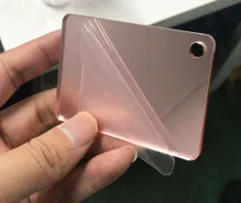 mirror rose gold Шестигранная табличка с номером, свадебная акриловая Роза, зеркальный Золотой номер свадебного стола, золотые таблички на свадьбу, день рождения, вечеринку - Цвет: mirror rose gold