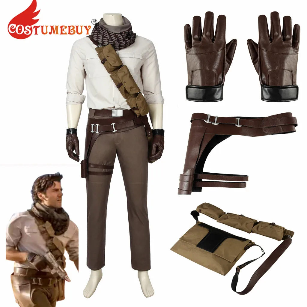 Костюм пилота из фильма Poe Dameron L920 костюм для косплея|Костюмы фильмов и ТВ| |