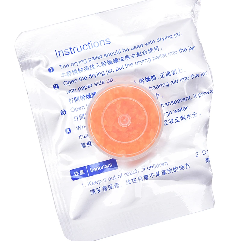 1PCS Hearing Aid Drying Agent Earmold Desiccant Pallet Drying Capsule For Hearing Aid