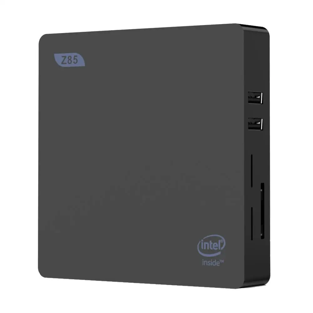 

Z85 Mini PC Bluetooth 4.0 1000Mbps 4GB Memory 64GB Storage Dual-Screen Display Function Quad Core Mini PC Support 4K