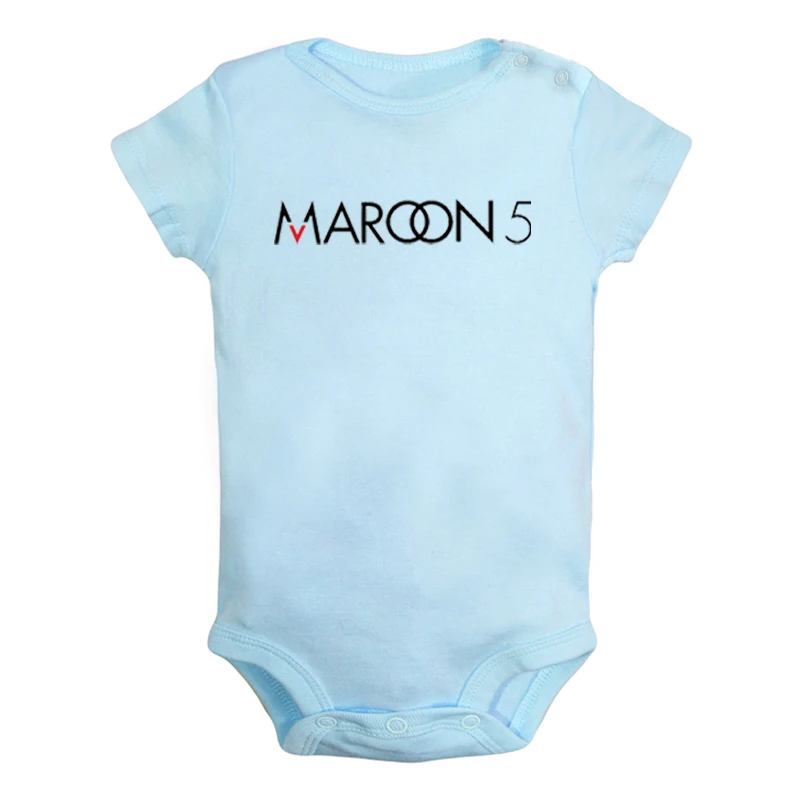 JcBaby1386BLD Бордовая 5 рок-группа Ozzy osborn Motley Crue/комплекты для новорожденных мальчиков и девочек спортивный костюм с принтом, боди для младенцев хлопковые комплекты - Цвет: JcBaby1386BLD