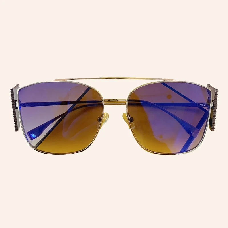 No.3 Sunglasses Металлическая оправа кошачий глаз солнцезащитные очки женские брендовые винтажные классические зеркальные солнцезащитные очки UV400 Gafas De Sol - Цвет линз: No.3 Sunglasses