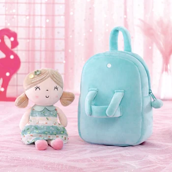 

Gloveleya Plush Backpack Cartoon Disassembled Backpack Toddler Outdoor Travel Bag Spring Girl Toy School Bag Kids Soft Gifts