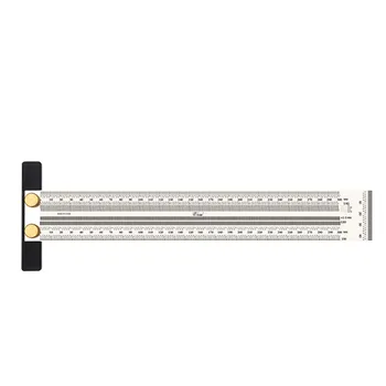 

Silver Ruler 300mm Positioning Marking Clear calibration Stainless Steel