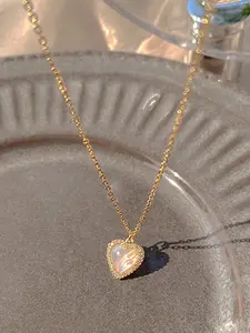 Ожерелье с подвеской в виде цепочки с опалом, 14 к