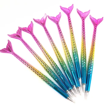 

8Pcs Mermaid Ballpoint Pen School Supply Ball Point Creative Novel Office Gift Stationery