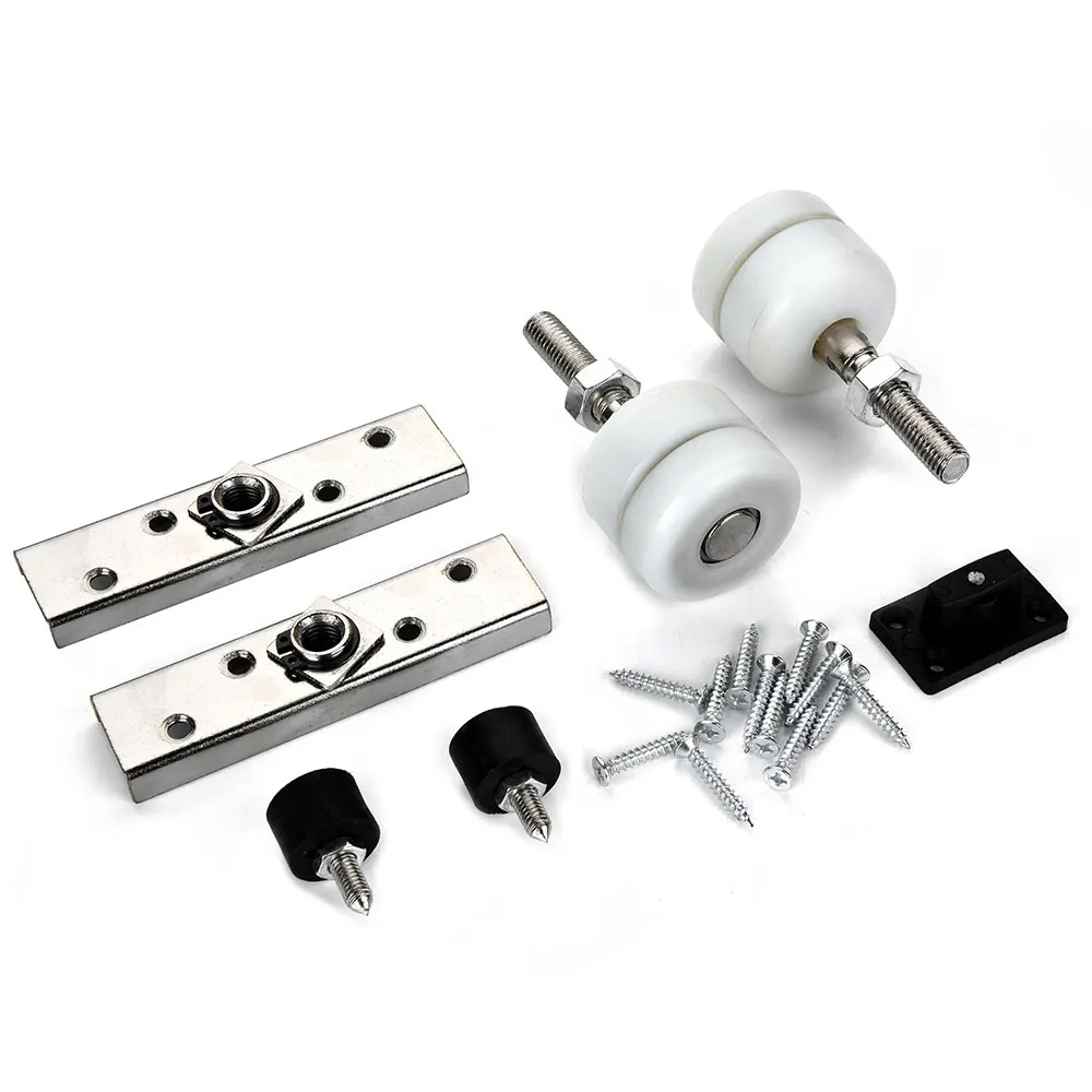 

Nylon Folding Sliding Door Roller 150KG Bedroom Meeting Room Wood Door Hanging Wheels Universal Wheel Furniture Wheel Roller