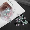 80pcs Transparent Crystal Push Pin Thumb Tacks Pins Dressmaking Decorations Push Pins Stationery Thumb Tacks Cork Board Pins ► Photo 1/6