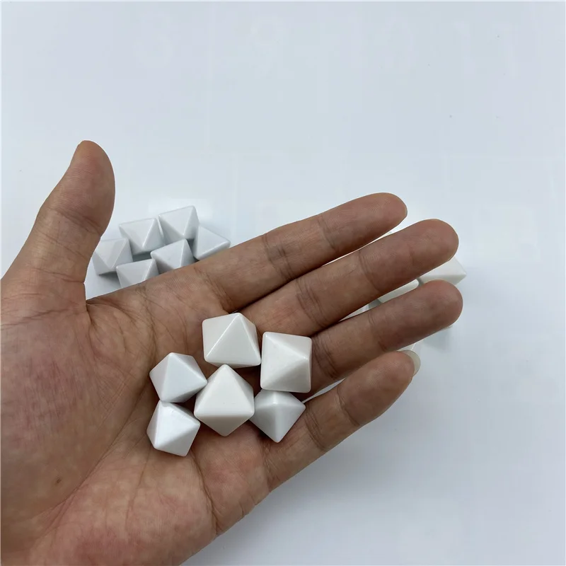 10pcs White 13/16mm Blank Dice Acrylic D8 Blank Rounded Board game Corner RPG Dice Write DIY Carving Children Teaching Dice acrylic yarn hat soft warm tie dye kids ear flap hat for cold weather comfortable children s winter ear protection for children
