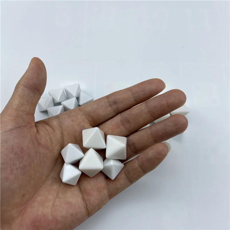 10pcs White 13/16mm Blank Dice Acrylic D8 Blank Rounded Board game Corner RPG Dice Write DIY Carving Children Teaching Dice 10pcs lot 5mp ir 3 6mm lens1 2 5 cctv mtv board lens cctv lens hd camera m12 mount for 720p hd 1080p ip camera cctv camera