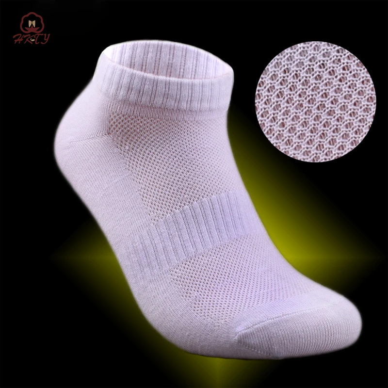 

5 Pairs/lot Men Socks Stretchy Shaping Teenagers Short Sock Suit for All Season Non-slip Durable Male Socks Hosiery
