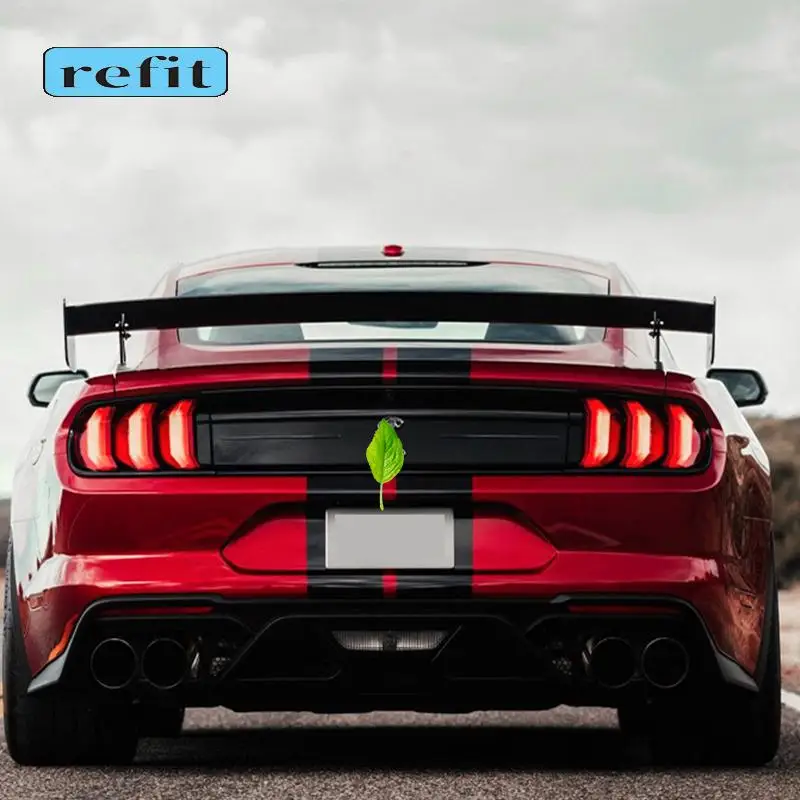

Carbon fiber Elevated Big Tail wing Spoiler For 15-20 Ford Mustang shelby GT500 Replacement Modification Accessories
