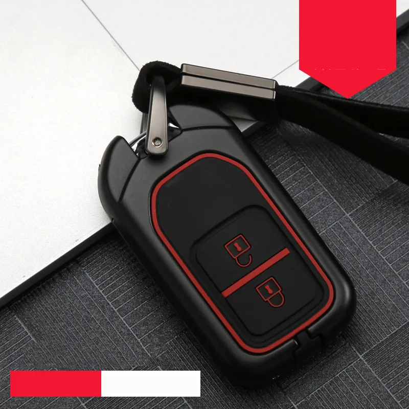 Высококачественный цинковый сплав+ силикагель, чехол для ключей автомобиля, полное покрытие для Honda Hrv Civic Accord 2003-2007 CR-V Freed Pilot Auto Shell