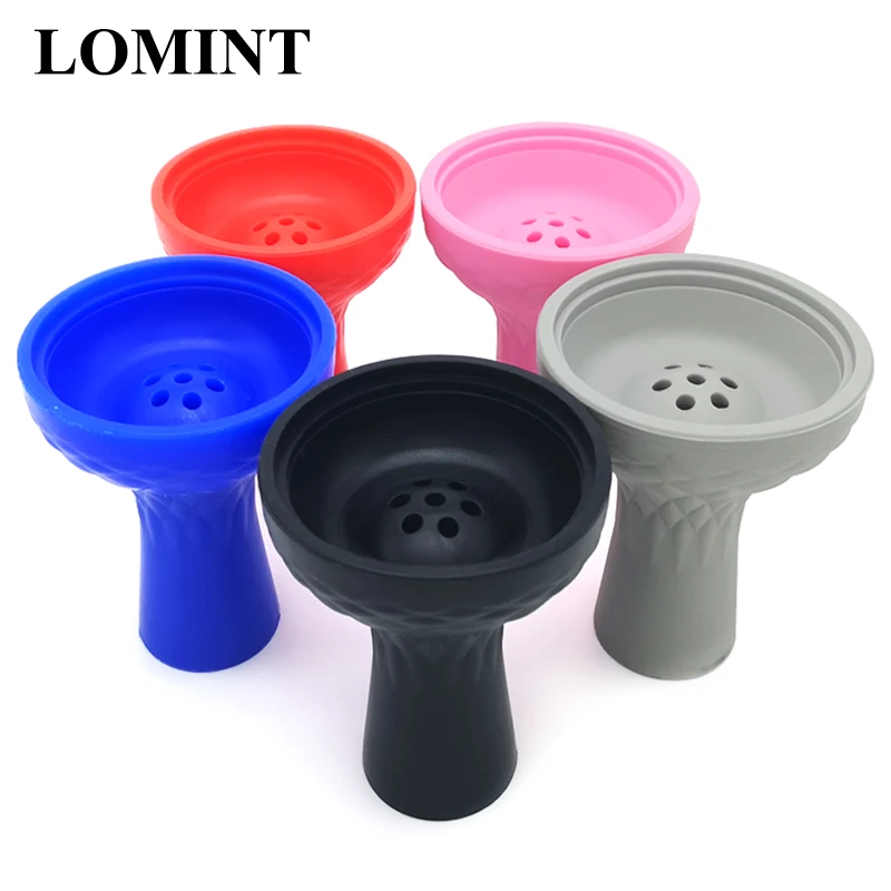 Lomint 7 Holes Style Silicone Silica Gel Hookah Tobacco Bowl For Shisha