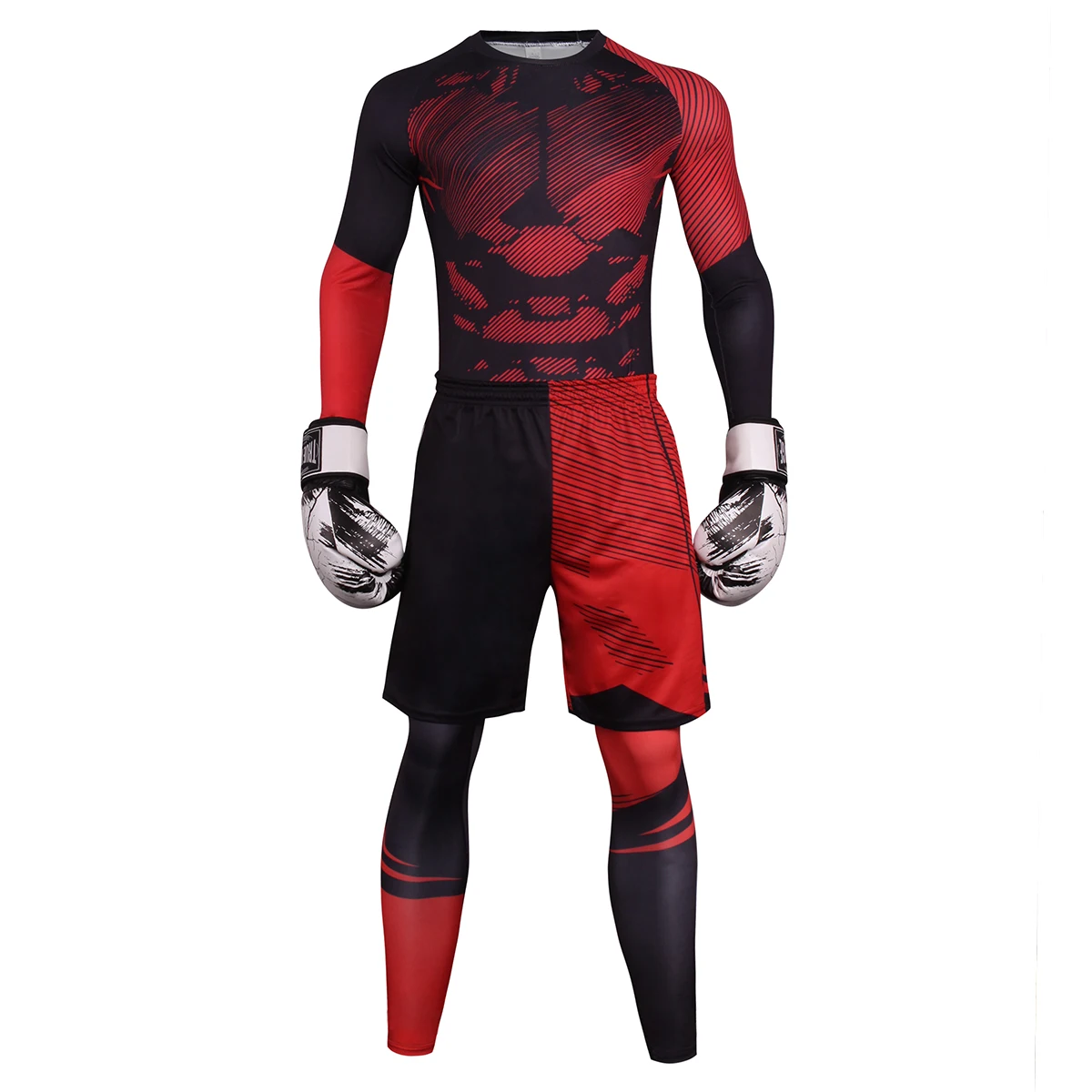 New Thermal Underwear Men's Long Johns Mens Rash Guard T-shirt Leggings Warm Sports Compression 3d Lion Clothing Underwear Warm