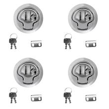 4 шт. морской лодка цинковый сплав 2 дюймов флеш-Потяните люк Slam защелка подъемная ручка для RV лодки двери Аппаратные средства