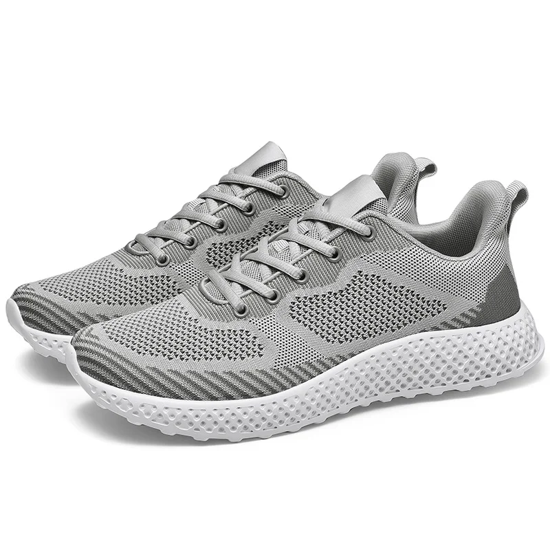 VESONAL брендовые дышащие кроссовки Flyknit Мужская обувь для взрослых легкая обувь Модные осенние новые уличные беговые мужские кроссовки обувь