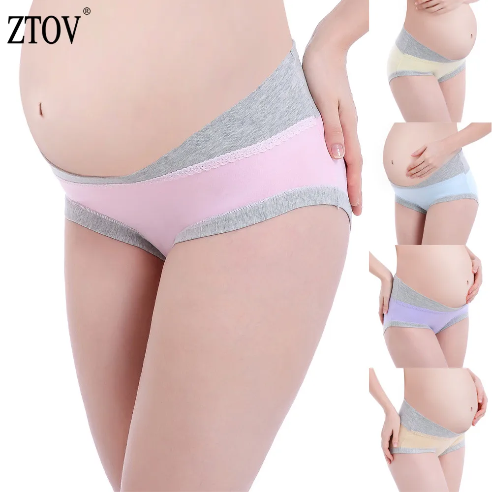 Pregnancy Underwear Shorts Maternity-Panties Plus-Size Low-Waist for 1piece