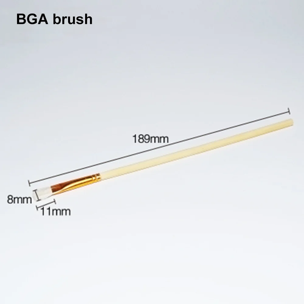 BGA brush Антистатические мягкие BGA кисточки комплект мобильного телефона ремонт платы Материнская плата чистящие средства щетки - Цвет: BGA brush