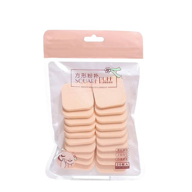 

20pcs 3.8cm Durable Wet And Dry Use Sponge Powder Puff Foundation Cosmetic Facial Soft Powder Puff For BB Cream Blush T0735