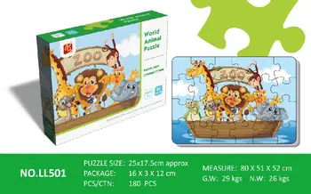 

RCtown Cartoon Puzzle Early Learning Educational Toy with Bright Color