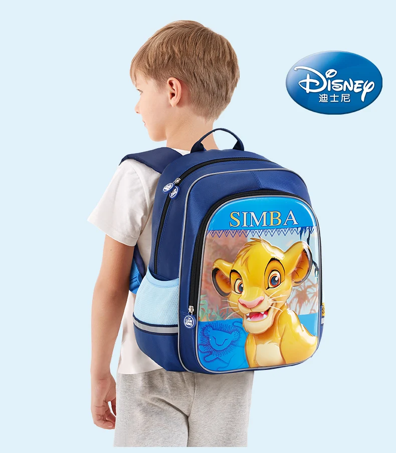 Горячая Подлинная disney Simba Король Лев школьный рюкзак для детей, мальчиков мультфильм лев Король школьные сумки для девочек детские игрушки Рождественский подарок