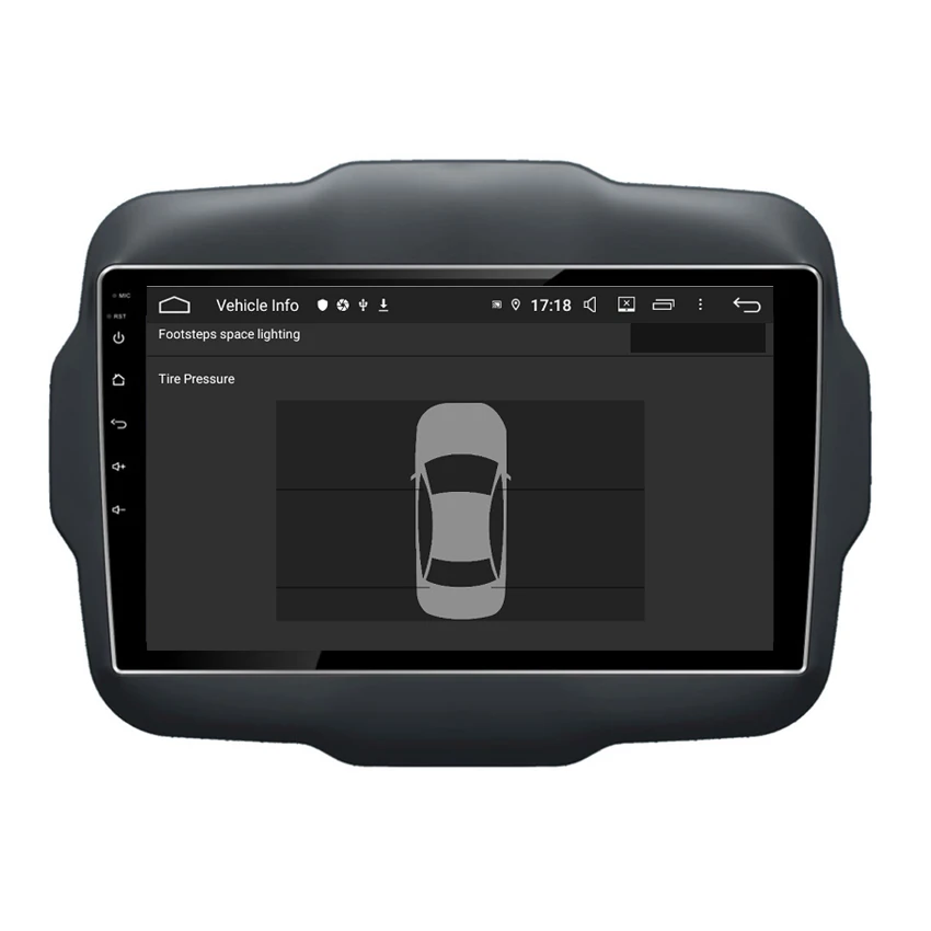 Cheap For JEEP Renegade 2016-2017 Android 9.0 with DSP car reversing image car navigation device HD Car DVD Multimedia Player Stereo 1