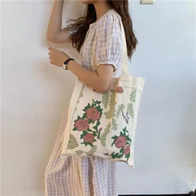 Новая Водонепроницаемая холщовая Повседневная Женская Повседневная Экологичная, вместительная сумка для покупок мягкая открытая Наплечная Сумка и сумки