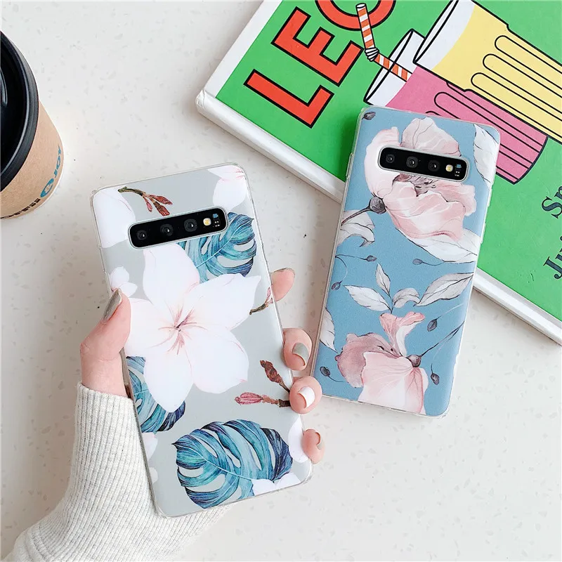 Матовый винтажный цветочный силиконовый чехол DCHZIUAN для Samsung Galaxy A51 A71 A40 A50 A70 S8 S9 S10